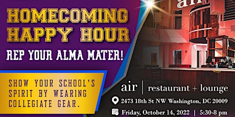 Homecoming Happy Hour: Rep Your Alma Mater