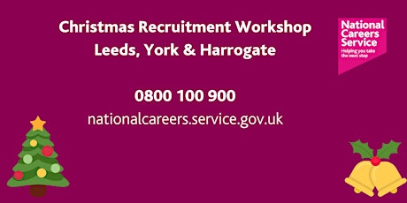 Christmas Recruitment Workshop - Leeds, York & Harrogate primary image