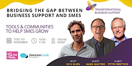 Bridging the Gap - Business Support & SMEs - Tools & Communities for  SMEs primary image