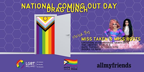 National Coming Out Day Drag Lunch