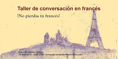 Imagen principal de Taller de conversación en francés
