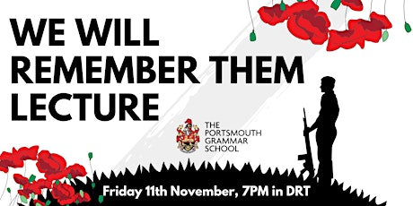 We Will Remember Them Lecture