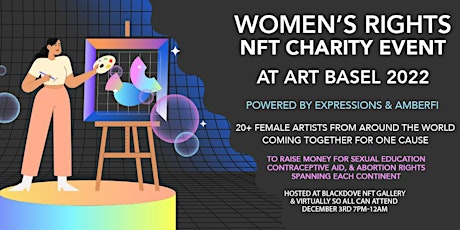 Women's Rights NFT Charity Event - Art Basel 2022