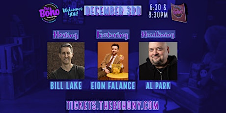 The Boho presents:  The Funny Side of Binghamton-December 3rd