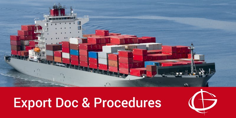 Export Documentation and Procedures Seminar in Cincinnati