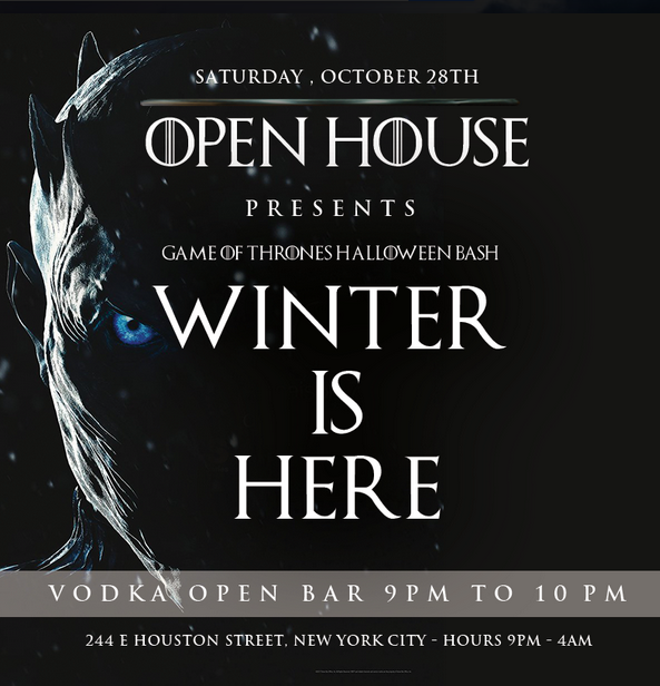 WINTER IS HERE at Open House