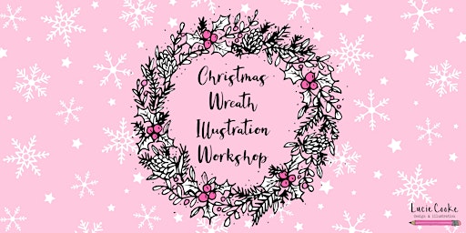 Christmas Wreath Illustration Workshop at Holden Clough