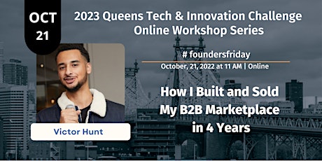 Founder's Friday: How I Built and Sold My B2B Marketplace in 4 years primary image