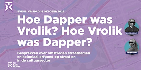 TBA Event: Hoe Dapper was Vrolik? Hoe Vrolik was Dapper?