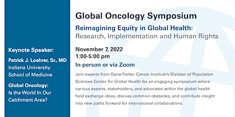 Dana-Farber Cancer Institute - Global Oncology Symposium