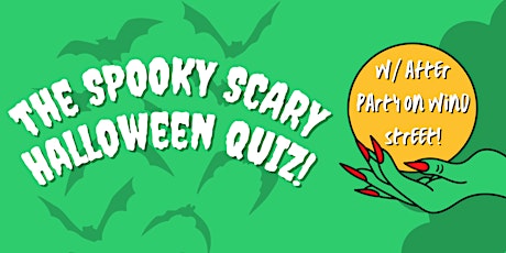 The Spooky Scary Halloween Quiz @ JCs! primary image