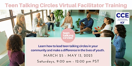 Primaire afbeelding van Teen Talking Circles Facilitator Training - SPRING/ VIRTUAL