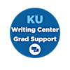Logo de KU Writing Center: Graduate Writing Support