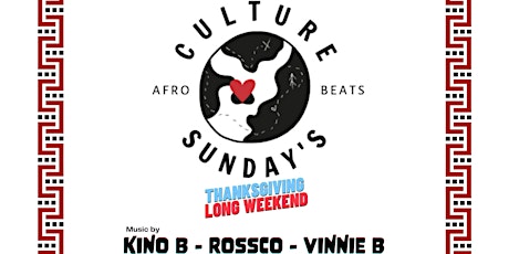 Afrobeats "Culture Sundays" at Cinema (ThanksGivinig LongweekEnd)