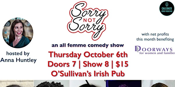 Sorry Not Sorry: Funny Fundraising for Doorways!