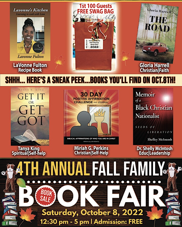 Detroit Book City's 4th Annual Fall Family Book Fair 2022 image