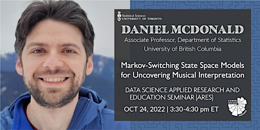 Data Science Applied Research and Education Seminar: Daniel McDonald