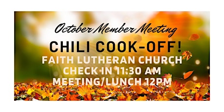 Member Meeting: Chili Cook-Off