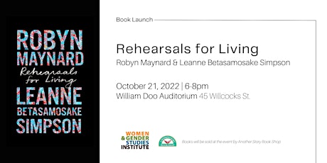 Book Launch: Rehearsals for Living