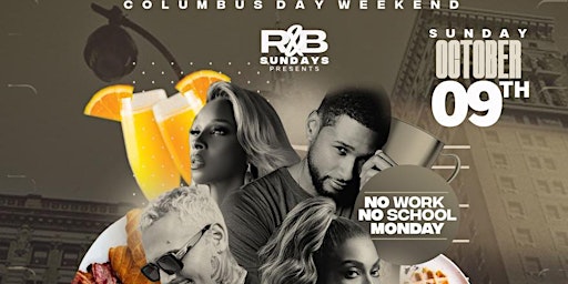 Sun. 10/09: R&B Sundays Bottomless Brunch & Day Party at TaJ NYC. RSVP NOW!
