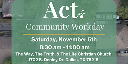 Act Fall 2022 Community Workday