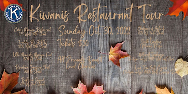 Antioch Kiwanis Restaurant Tour 2022