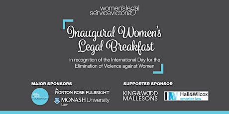 Inaugural Women's Legal Breakfast primary image