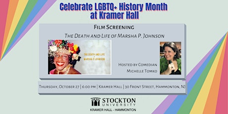 Imagem principal do evento Film Screening: The Death and Life of Marsha P. Johnson