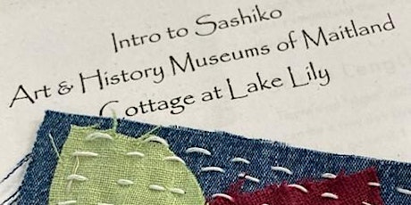 Intro to Sashiko - Japanese Embroidery Workshop