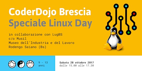 Immagine principale di CoderDojo Brescia - Speciale Linux Day 2017 