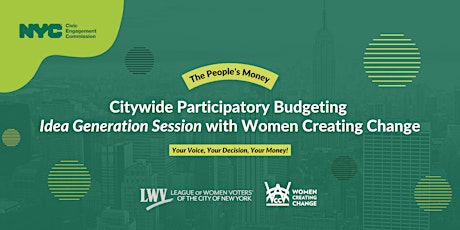 Citywide Participatory Budgeting - with Women Creating Change