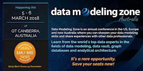 Data Modeling Zone Australia 2018 primary image