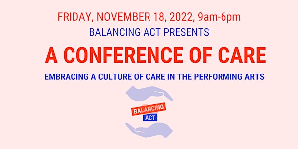 Balancing Act Canada's CONFERENCE OF CARE