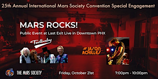 MARS Rocks!  Live Music Event to Benefit the Mars Society