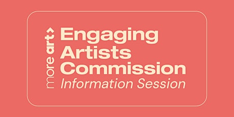 Imagen principal de More Art's Commission: Information Session