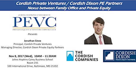 Cordish Private Ventures/Dixon PE Partners: Family Office + Private Equity primary image