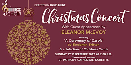 Hauptbild für Christmas Concert with Special Guest Eleanor McEvoy