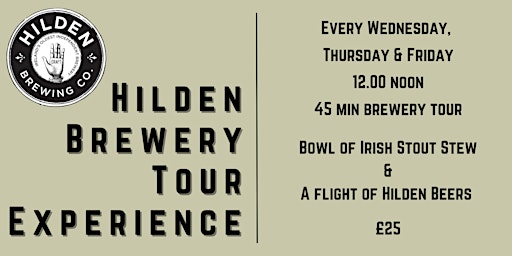 Hauptbild für Hilden Brewery Tour Experience