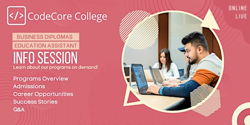 CodeCore College Info Session for India  - Study Business in Vancouver!