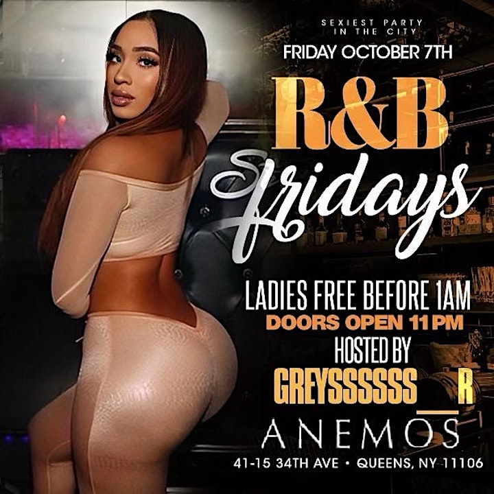R&B FRIDAYS (Every Friday) @ ANEMOS image