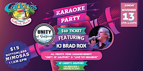 Karaoke at Caddy's Gulfport with Unity of Gulfport