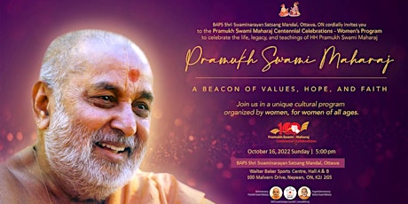 HH Pramukh Swami Maharaj’s Centennial Celebration