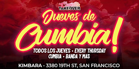 Cumbia Takeover "Jueves de cumbia" Oct 6