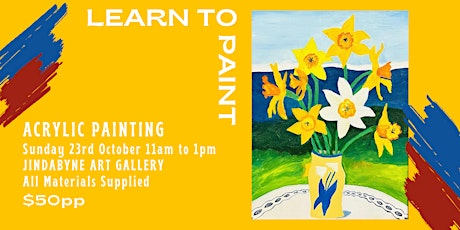 Imagen principal de Learn to Paint with Acrylic