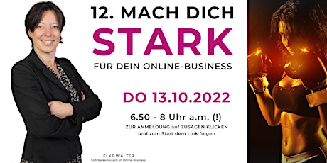 12. MACH DICH STARK FÜR DEIN ONLINE-BUSINESS