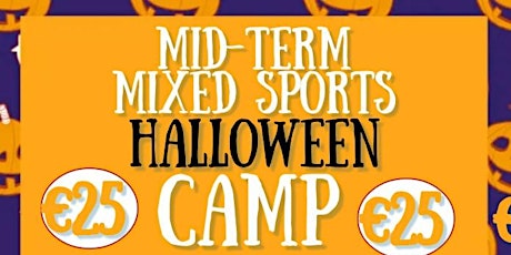 Corduff Sports Centre Mid-Term Camp 1st November to 4th November 6yrs-12yrs primary image