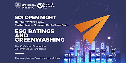 ESG ratings and greenwashing - SOI Open Night