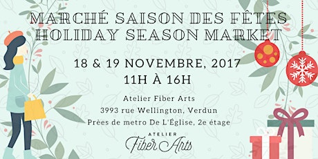 Marché Saison des Fêtes / Holiday Season Market primary image