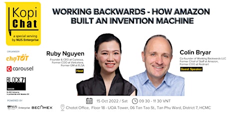 Kopi Chat with Colin Bryar: How Amazon built an invention machine