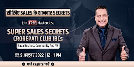 Free Masterclass on Super Sales Secrets By Dr. Vivek Bindra